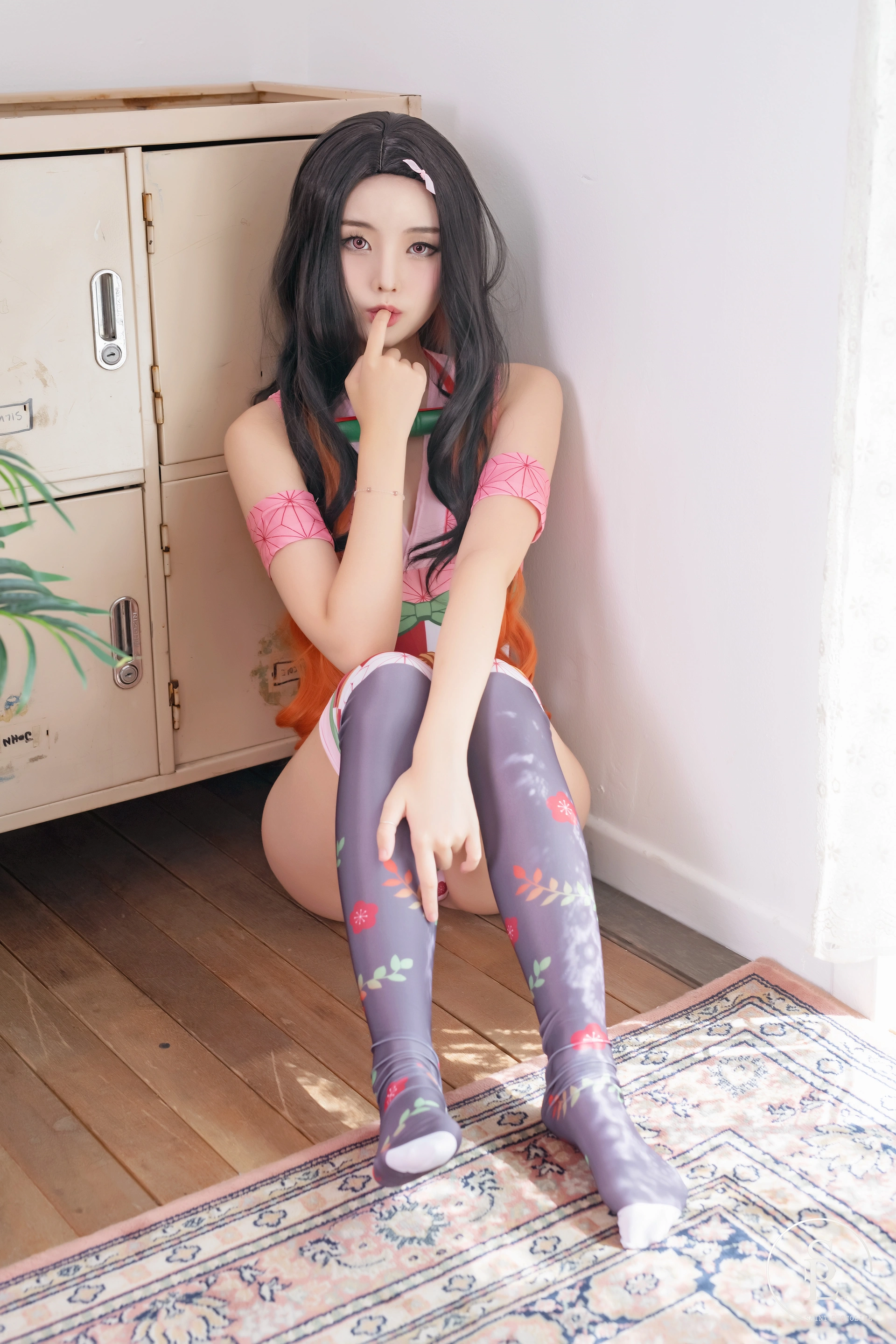 110.SAINT Photolife - Yuna (유나) - Nezuko x Shinobu 2