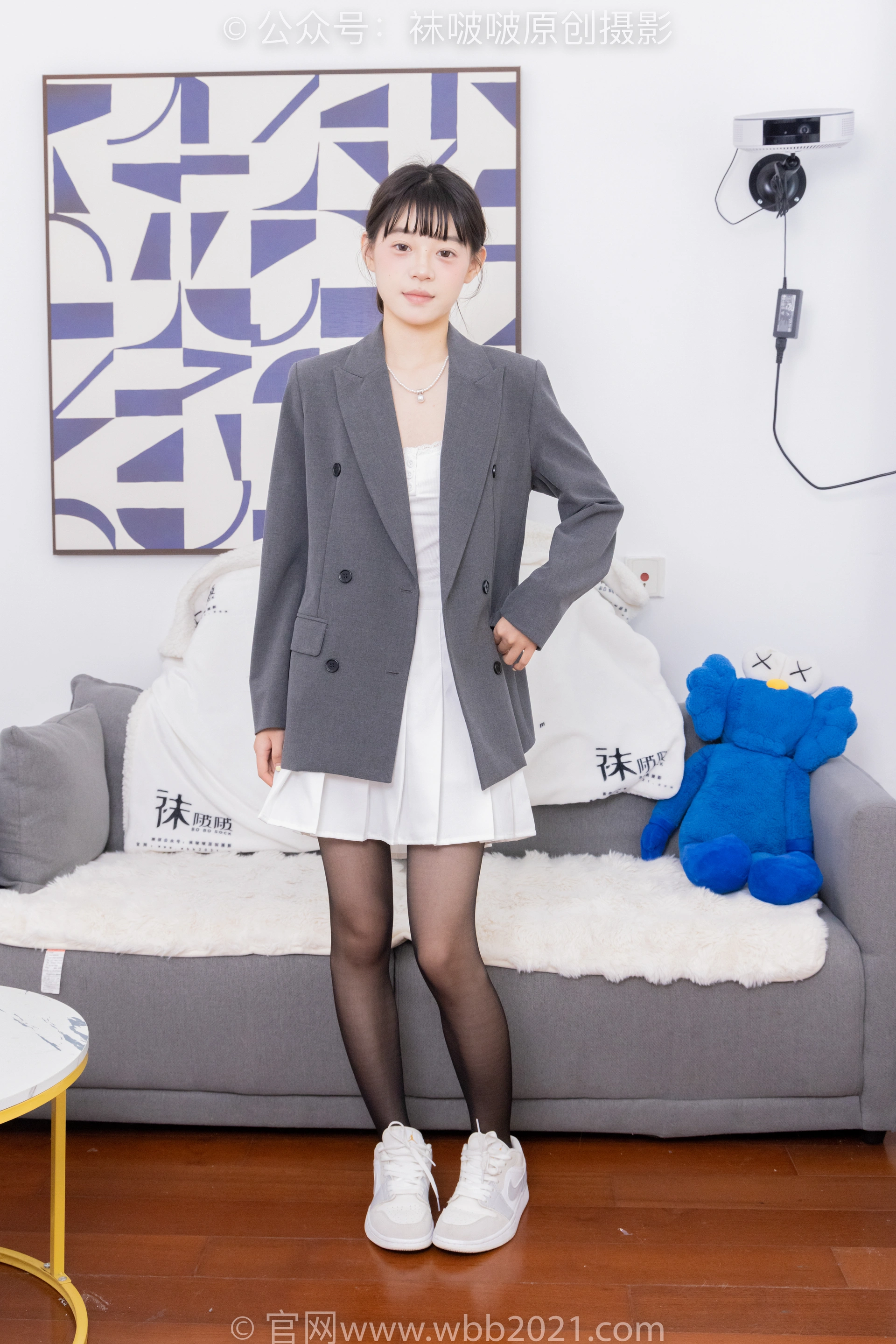 [BoBoSocks袜啵啵] NO.404 糯米-板鞋、黑丝（脚尖加固款）、ol风（花絮版） 1