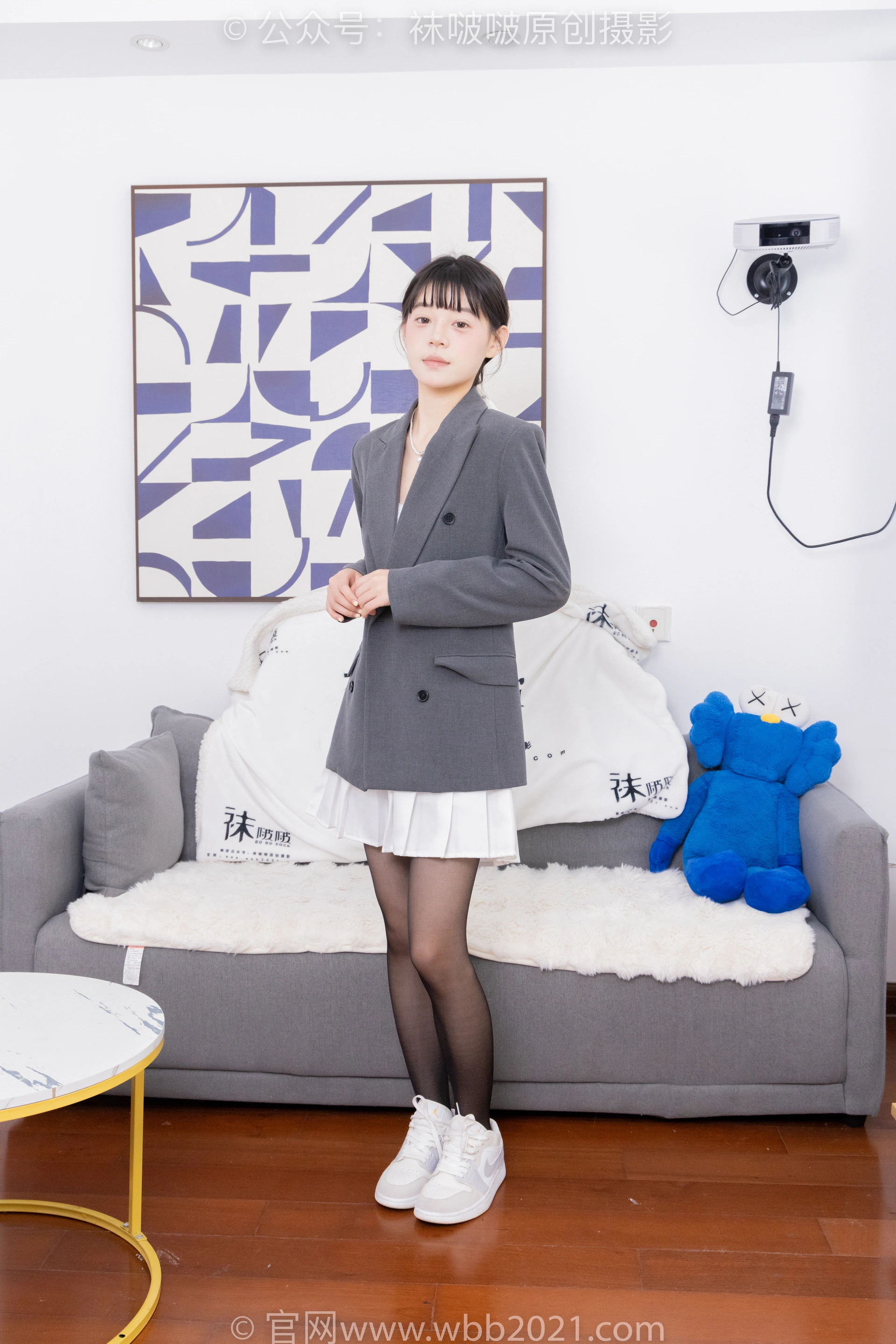 [BoBoSocks袜啵啵] NO.404 糯米-板鞋、黑丝（脚尖加固款）、ol风（花絮版） 2